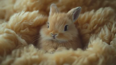 Cute Baby Rabbit Wallpaper