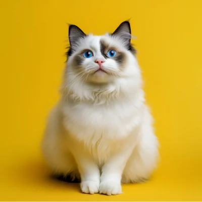 Smiling Ragdoll Cat