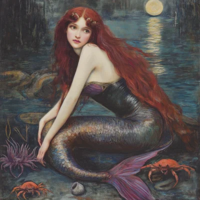 Mermaid in the Moonlight