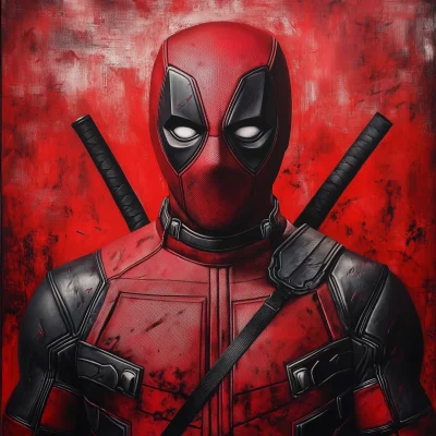 Vivid Deadpool Fan Art