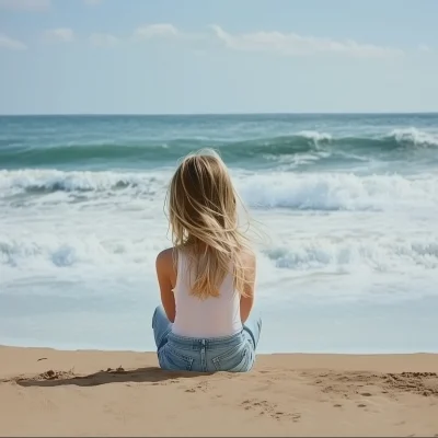 Girl at the Beach