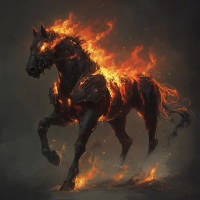 Evil Fire Horse Battle