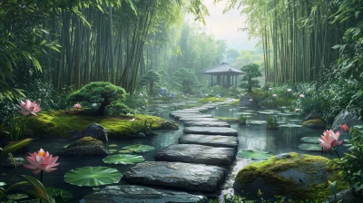 Serene Japanese Garden