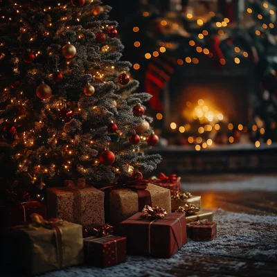 Christmas Tree with Gifts