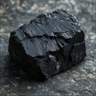 Black Coal with Metallic Sheen