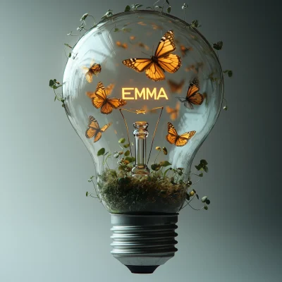 Glowing Emma Light Bulb