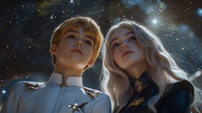 Gemini Twins Under the Stars