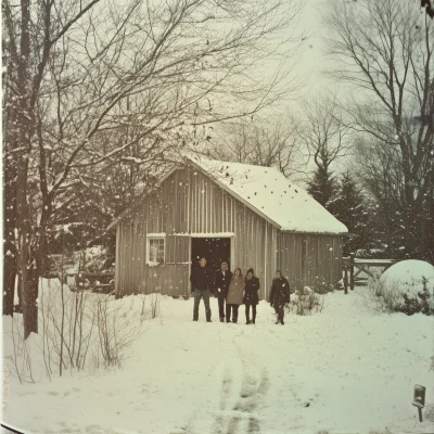 Friends in the Snow