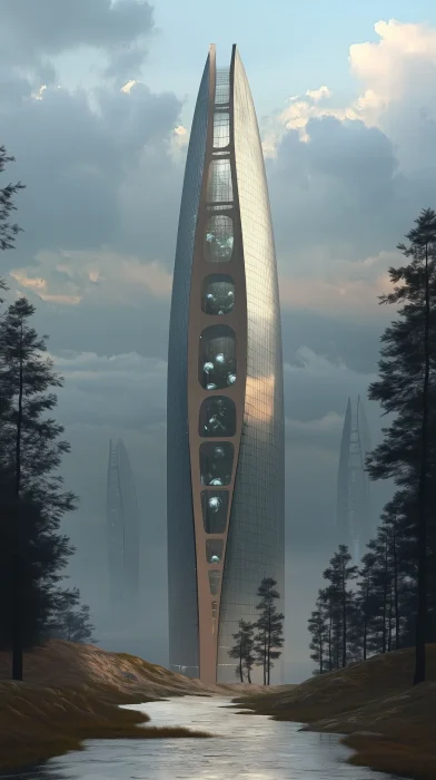 Futuristic Skyscraper Design