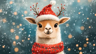 Christmas Llama