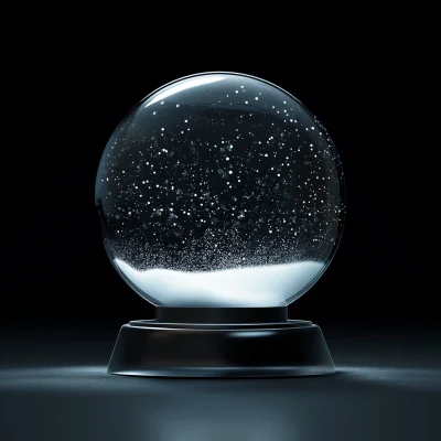 Minimalist Snow Globe