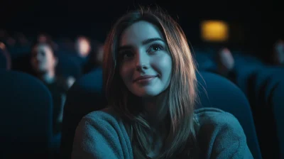 Girl Smiling in Theatre