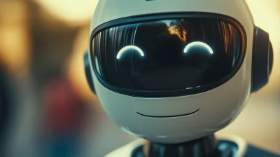 Cinematic Robot Close Up