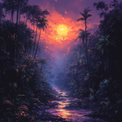 Jungle Sunset