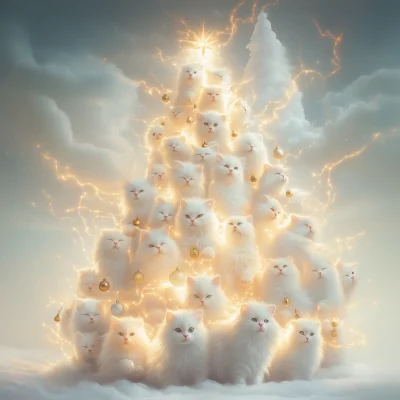 Fluffy Christmas Tree