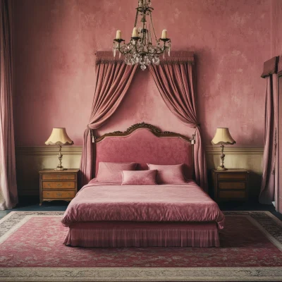 Vintage Pink Bedroom