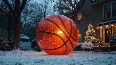 Giant Inflatable Basketball Decorations