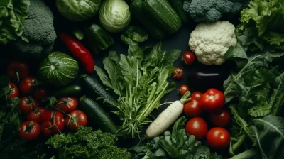 Fresh Vegetables Background