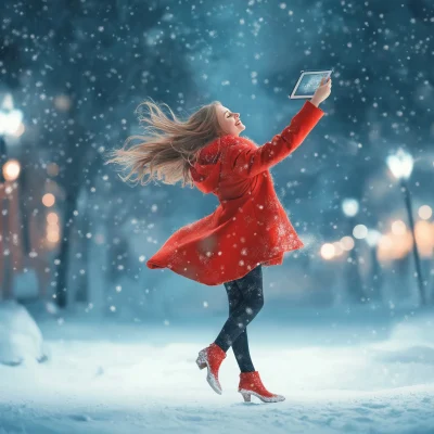 Dancing in the Snow