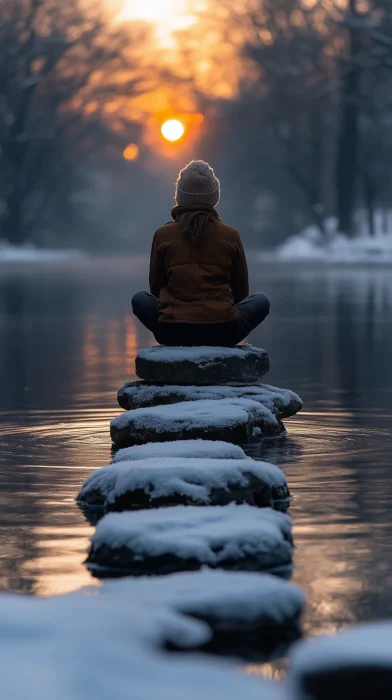 Winter Zen Meditation