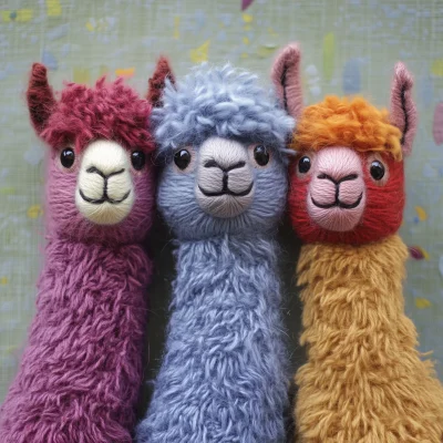 Three Cool Alpacas