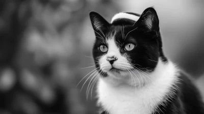 Happy Cat in Santa Hat