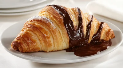 Decadent Chocolate Croissant