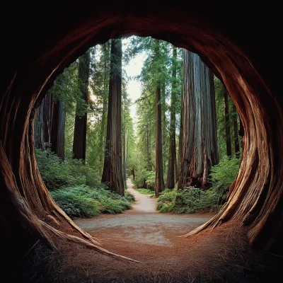 Inspiring Redwood Forest