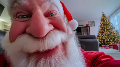 Happy Santa Selfie