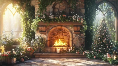 Spring Court Yule Log