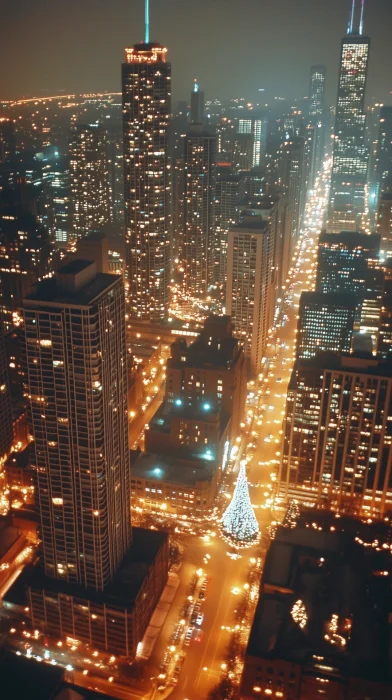 1986 Christmas in Chicago Apartment