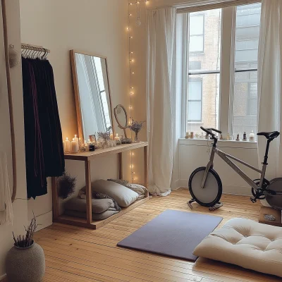 Cozy Minimalist Spare Room