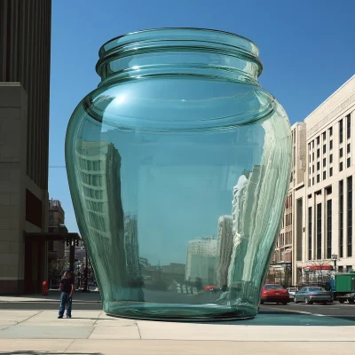 Giant Glass Jar