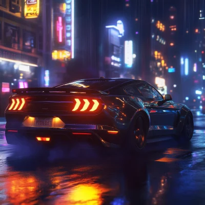 Cyberpunk Mustang GT