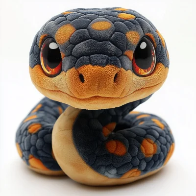 Fluffy Plush Snake Toy