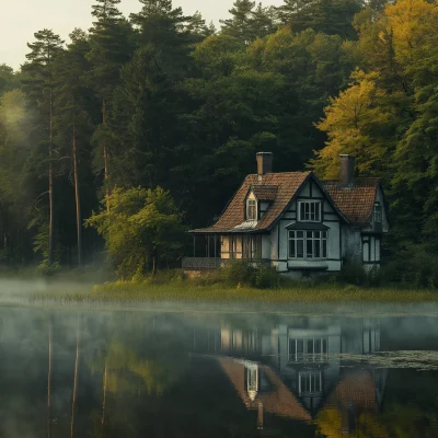 Morning by the Lake