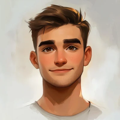 Pixar Style Male Character