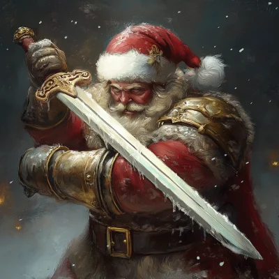 Santa Claus in Armor