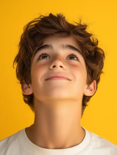 Smiling Teenage Boy Portrait