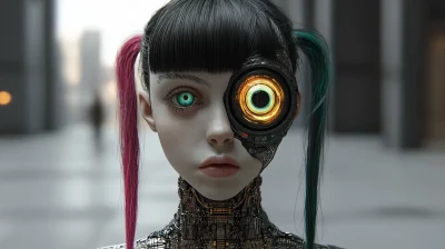 Freaky Cyborg Woman