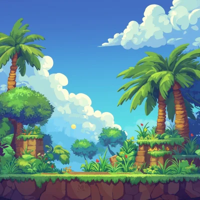 Cartoon Game Background