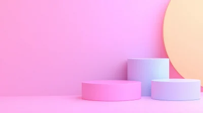 Pastel Geometric Background