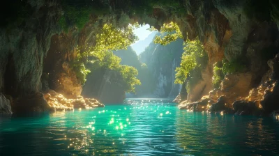 Mystical Coastal Cave