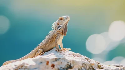 Iguana on a Rock