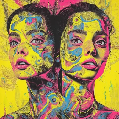 Psychedelic Surreal Portraits