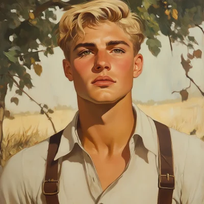 1940s Young Adult Male Character