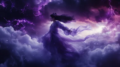 Goddess Chang’e in Flight