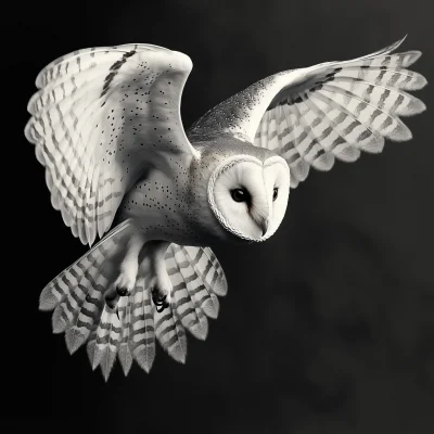 Dynamic Barn Owl