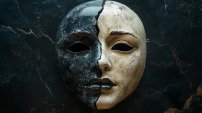 Broken Porcelain Mask