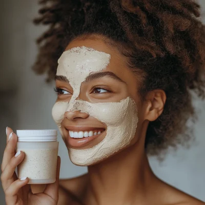 Moroccan Woman with Clay Mask